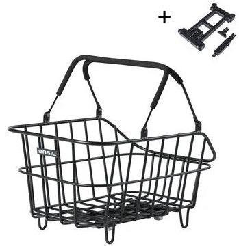 Basil Rear basket cento alu multi mik 2.0 black