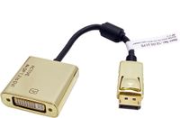 ROLINE GOLD 4K DisplayPort/DVI Adapter, Actief, v1.2, DP Male - DVI Female - thumbnail