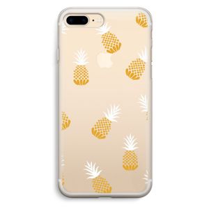 Ananasjes: iPhone 7 Plus Transparant Hoesje