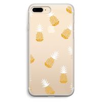 Ananasjes: iPhone 7 Plus Transparant Hoesje Ananasjes: iPhone 7 Plus Transparant Hoesje