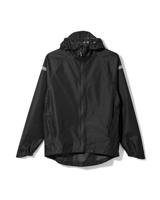 HEMA Regenjas Voor Volwassen Lichtgewicht Waterdicht Zwart (zwart) - thumbnail