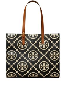 Tory Burch sac cabas à motif monogrammé embossé - Noir