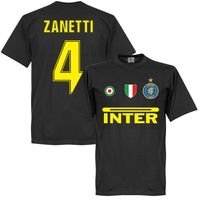 Inter Milan Zanetti 4 Team T-Shirt - thumbnail