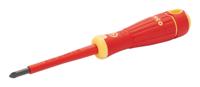 Bahco Schroevendraaier BahcoFit | geïsoleerd | VDE | rubber greep | Combitip | 5 mm/PH1 - retailverpakking - SB148.001.080