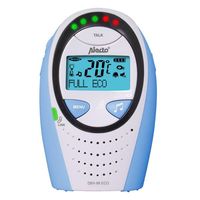 Alecto DBX-88 ECO - Full Eco DECT babyfoon met display, wit/blauw - thumbnail