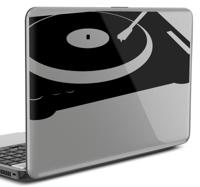Sticker laptop platenspeler