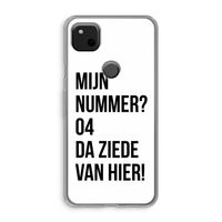 Da ziede van hier: Google Pixel 4a Transparant Hoesje