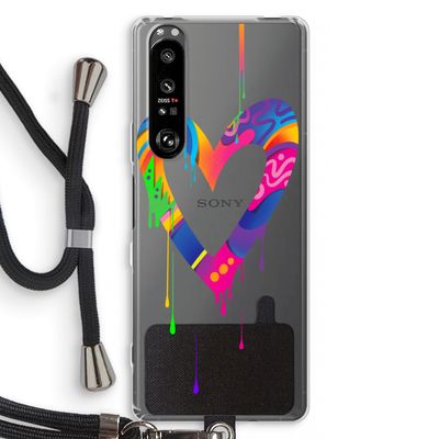 Melts My Heart: Sony Xperia 1 III Transparant Hoesje met koord