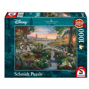 999 Games legpuzzel Disney 101 Dalmatiërs karton 1000 stukjes