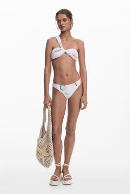 Bikinitop schelpen - WHITE - XL