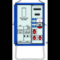 AS Schwabe A-V-E 2 44 kVA Bouwstroomverdeler 61832 400 V 80 A