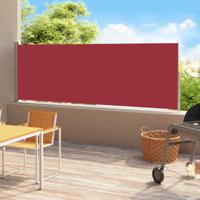 Tuinscherm uittrekbaar 200x500 cm rood - thumbnail