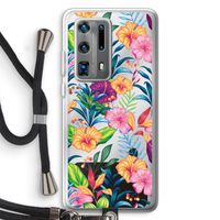 Tropisch 2: Huawei P40 Pro Plus Transparant Hoesje met koord