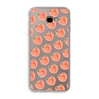 Just peachy: Samsung Galaxy J4 Plus Transparant Hoesje