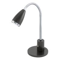 Eglo Bureaulamp Fox antraciet met chroom 92873