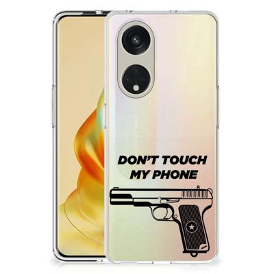 OPPO Reno8 T 5G Silicone-hoesje Pistol DTMP OPPO Reno8 T 5G Silicone-hoesje Pistol DTMP
