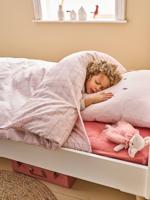 Dekbedovertrek Magicouette CARONIMOS, met gerecycled katoen beige, geruit
