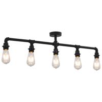 VidaXL Plafondlamp 5xe27 zwart