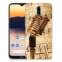 Nokia 2.3 | Siliconen hoesje | met foto Bladmuziek