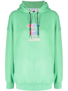 AAPE BY *A BATHING APE® hoodie à logo imprimé - Vert