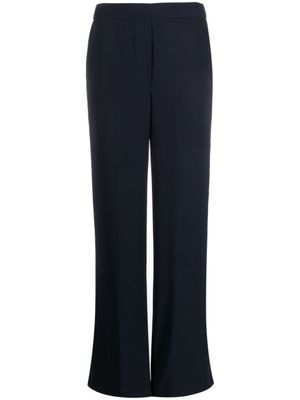 P.A.R.O.S.H. pantalon droit à taille élastiquée - Bleu
