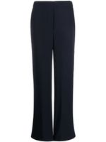 P.A.R.O.S.H. pantalon droit à taille élastiquée - Bleu