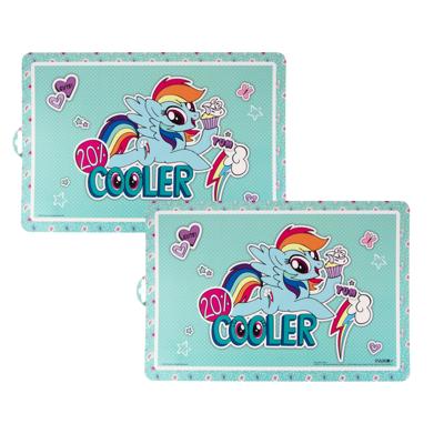 Placemat voor kinderen - 2x - My Little Pony print - 43 x 28 cm - Eten en knutselen - onderleggers Placemat voor kinderen - 2x - My Little Pony print - 43 x 28 cm - Eten en knutselen - onderleggers