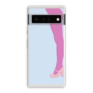 Pink panty: Google Pixel 6 Pro Transparant Hoesje