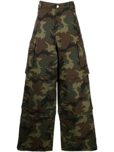 VETEMENTS pantalon à poches cargo Transformer - Vert