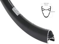 Velg Ryde Dutch 19 - 28" / 622 x 19C aluminium 36 gaats disc - zwart