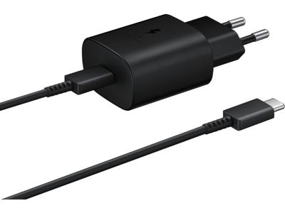 Samsung EP-TA800XBEGWW Samsung Super Fast PD Wall Charger USB-C incl. USB-C Cable 25W Black Bulk