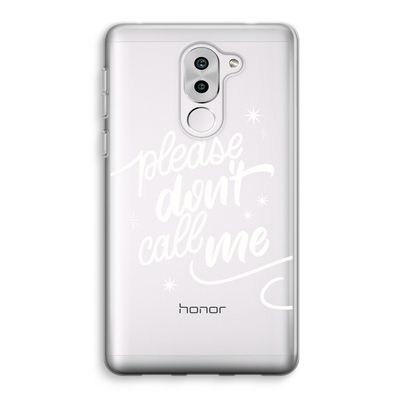 Don't call: Honor 6X Transparant Hoesje
