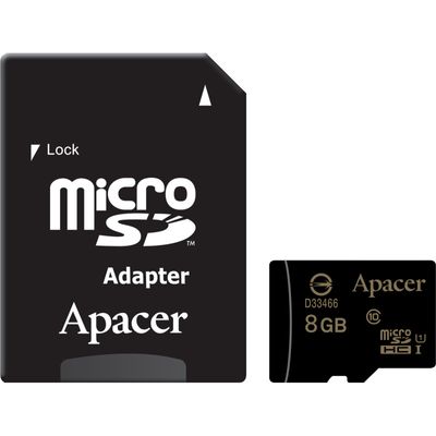 microSDHC 8GB Geheugenkaart