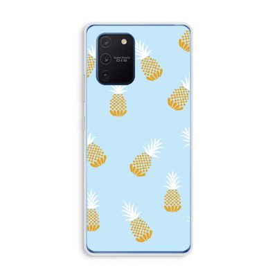 Ananasjes: Samsung Galaxy Note 10 Lite Transparant Hoesje