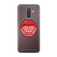 Yolo Denise: Samsung Galaxy A6 Plus (2018) Transparant Hoesje