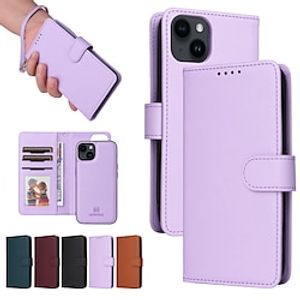 telefoon hoesje Voor iPhone 15 Pro Max Plus iPhone 14 13 12 11 Pro Max Mini SE X XR XS Max 8 7 Plus Magnetische adsorptiekoffer Wallet Card Case met standaard Magnetisch Volledig lichaamsbeschermend Lightinthebox