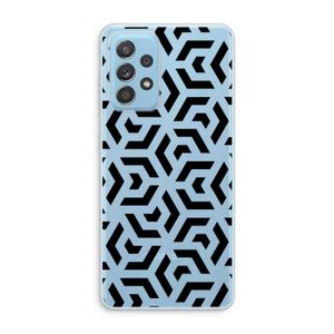 Crazy pattern: Samsung Galaxy A73 Transparant Hoesje