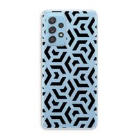 Crazy pattern: Samsung Galaxy A73 Transparant Hoesje