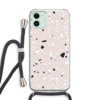 Terrazzo N°20: iPhone 11 Transparant Hoesje met koord