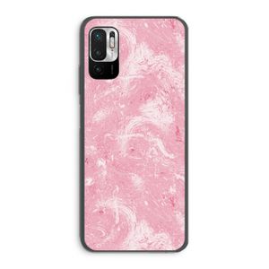 Abstract Painting Pink: Xiaomi Redmi Note 10 5G Transparant Hoesje