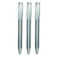 10x Stuks grondpennen/tentharingen metaal 22 cm   -