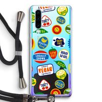 Fruitsticker: Huawei P30 Transparant Hoesje met koord
