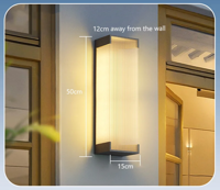 SolarSteel Wandlamp - Zonne-energie Buitenlamp in RVS