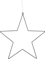 Anna's Collection LED ster 300 lampjes zwart Ø 56cm, classic warm