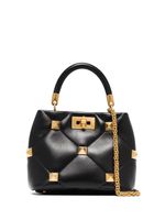 Valentino Garavani sac porté épaule Roman Stud en cuir - Noir