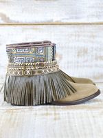 Bohemian Fringe Booties - thumbnail