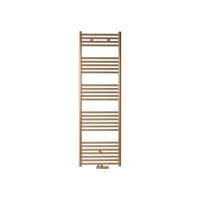 Handdoek Radiator BWS Cory 160x60 cm 557 Watt Midden en Zijaansluiting Geborsteld Messing Goud - thumbnail