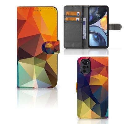 Motorola Moto G22 | Book Case | Polygon Color