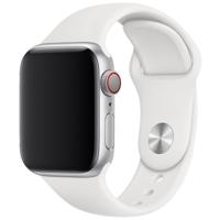 Apple Watch Bandje Ovaro - Siliconen - Wit -