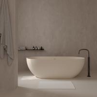 Vrijstaande Badkuip Ideavit Solidera 170x80x55cm Creme Mat